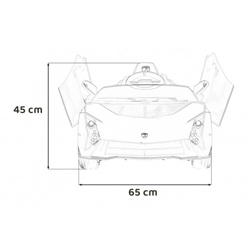 Pojazd Lamborghini Invencible Szary