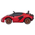 Lamborghini SIAN na akumulator dla dzieci Czerwony + Pilot + EVA + Wolny Start + Audio LED