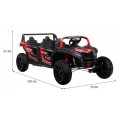 Pojazd 4-osobowy Buggy ATV RACING UTV2000 Z Baterią Li-ion Czerwony