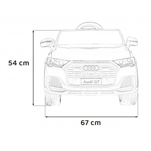 Pojazd Audi Q7 NEW LIFT - Niebieski SUV