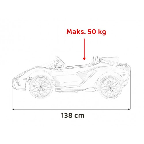 Pojazd Lamborghini SIAN Różowy