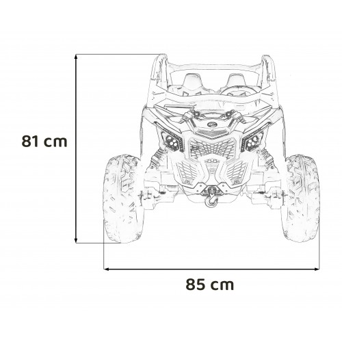 Pojazd Buggy Maverick Turbo RR Różowy