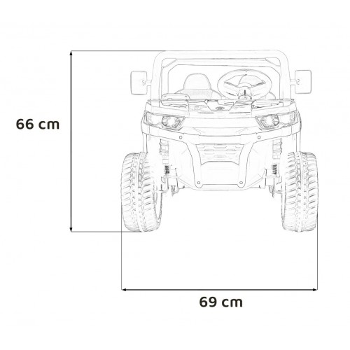 Pojazd Farmer Truck Speed 900 Czarny