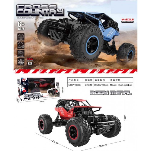 Crawler CROSS COUNTRY 1:14 R/C Czerwony