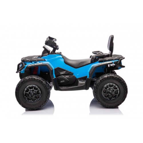 Quad Can Am Outlander ATV z Pilotem Niebieski