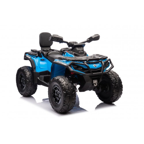 Quad Can Am Outlander ATV z Pilotem Niebieski