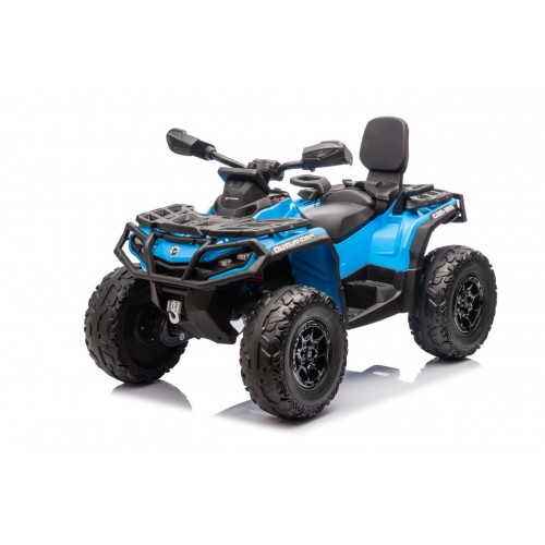 Quad Can Am Outlander ATV z Pilotem Niebieski