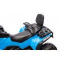 Quad Can Am Outlander ATV z Pilotem Niebieski