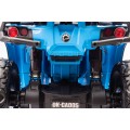 Quad Can Am Outlander ATV z Pilotem Niebieski