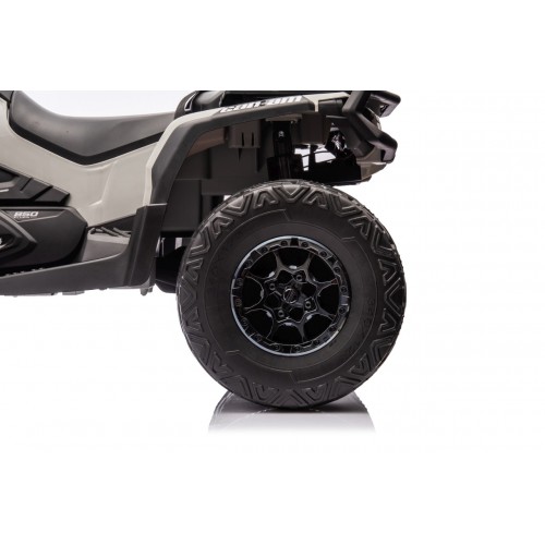 Quad Can Am Outlander ATV z Pilotem Szary