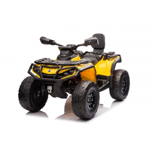 Quad Can Am Outlander ATV z Pilotem Żółty