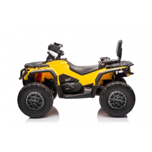 Quad Can Am Outlander ATV z Pilotem Żółty