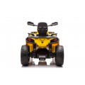 Quad Can Am Outlander ATV z Pilotem Żółty