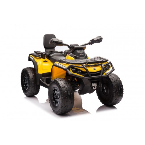 Quad Can Am Outlander ATV z Pilotem Żółty