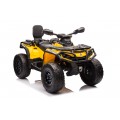 Quad Can Am Outlander ATV z Pilotem Żółty