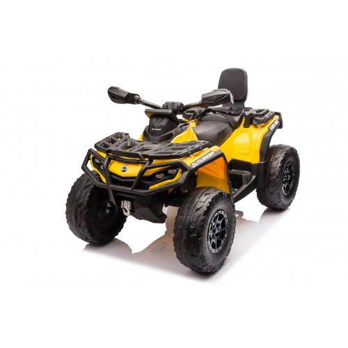 Quad Can Am Outlander ATV z Pilotem Żółty