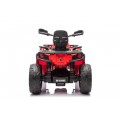 Quad Can Am Outlander ATV z Pilotem Czerwony