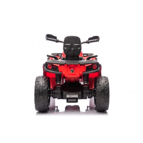 Quad Can Am Outlander ATV z Pilotem Czerwony