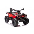 Quad Can Am Outlander ATV z Pilotem Czerwony