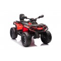 Quad Can Am Outlander ATV z Pilotem Czerwony