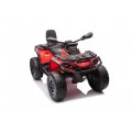 Quad Can Am Outlander ATV z Pilotem Czerwony