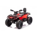 Quad Can Am Outlander ATV z Pilotem Czerwony