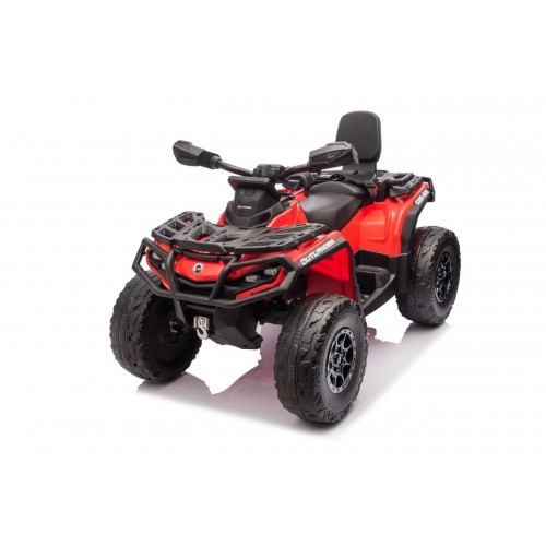 Quad Can Am Outlander ATV z Pilotem Czerwony