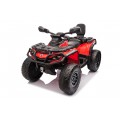 Quad Can Am Outlander ATV z Pilotem Czerwony