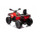 Quad Can Am Outlander ATV z Pilotem Czerwony