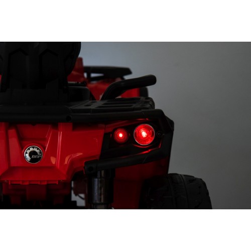 Quad Can Am Outlander ATV z Pilotem Czerwony