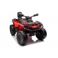 Quad Can Am Outlander ATV z Pilotem Czerwony