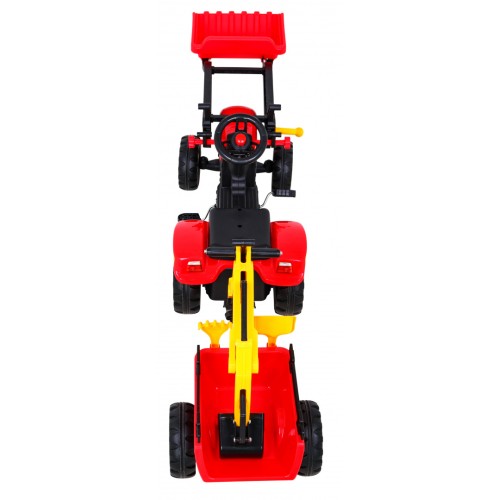Go-kart Tractor Excavator with Trailer + Accessories