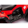 Quad Can Am Outlander ATV z Pilotem Czerwony