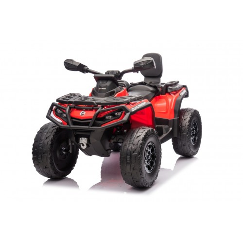 Quad Can Am Outlander ATV z Pilotem Czerwony