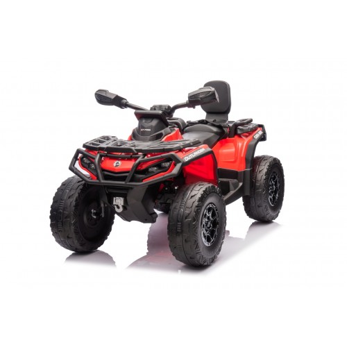 Quad Can Am Outlander ATV z Pilotem Czerwony