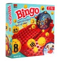 Gra Bingo dla dzieci 4+ Loteria liczbowa + Maszyna losująca z kołowrotkiem + Kule z numerami + Karty Żetony