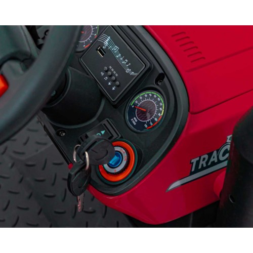 Pojazd Traktor GROW 1804 Czerwony