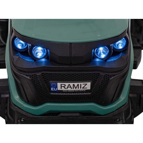 Pojazd Traktor GROW 1804 Ciemno Zielony