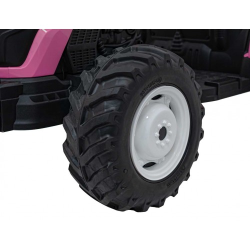 Pojazd Traktor GROW 1804 Różowy