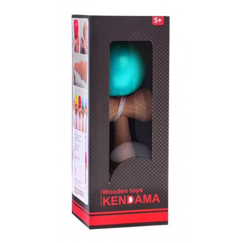 Zręcznościowa gra Kendama dla dzieci 3+ i dorosłych Drewniana zabawka + Zielona kulka