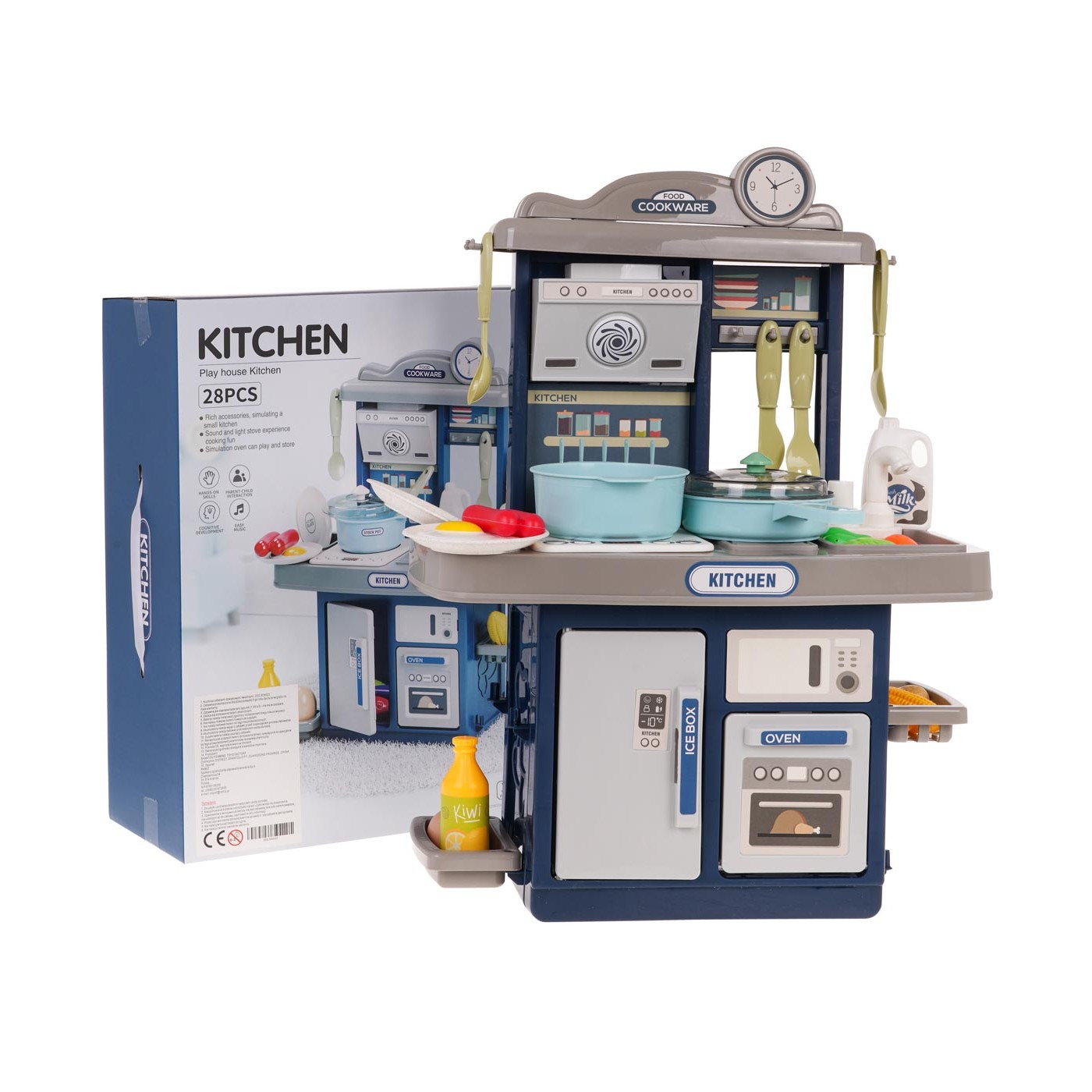 Kuchnia Aneks Kuchenny z Funkcją Dźwięku 28el. Niebieska