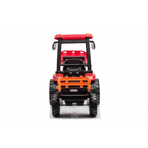 Pojazd MEGA Traktor D68 Z Przyczepką Czerwony