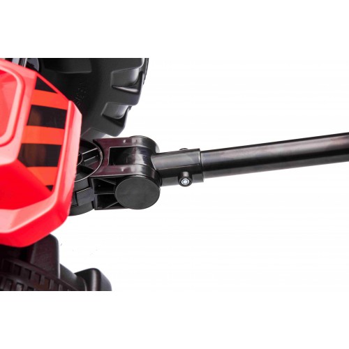 Pojazd MEGA Traktor D68 Z Przyczepką Czerwony