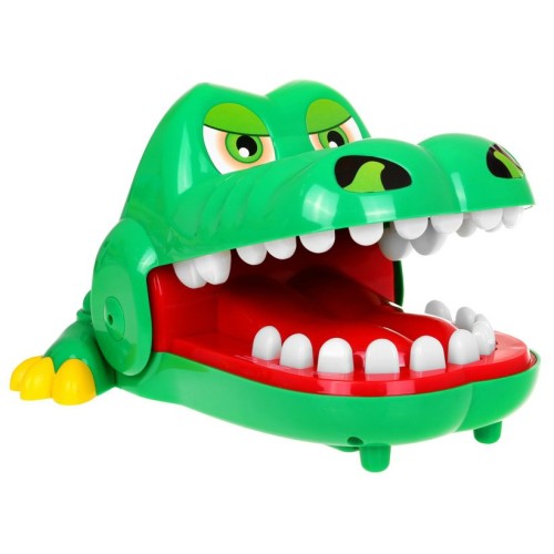 Gra zręcznościowa "Krokodyl u dentysty" dla dzieci 3+ Interaktywna zabawka + 3 tryby gry Bolący ząbek Refleks Memory