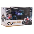 Crawler REAL ROCK z Funkcją Dymu R/C Niebieski