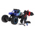 Crawler REAL ROCK z Funkcją Dymu R/C Niebieski