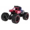 Crawler REAL ROCK z Funkcją Dymu R/C Czerwony