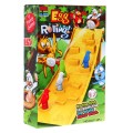 Gra planszowa "Spadające jajko" dla dzieci 3+ Wyścig ptaszków + 4 pionki + Kostka do gry + Figurka jajka