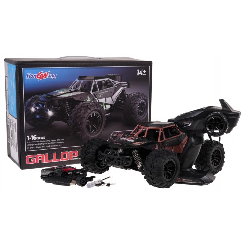 Crawler GALLOP 1:16 R/C Czerwony