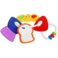 Kluczyki do auta 4w1 dla dzieci 0+ Gryzak Grzechotka Zabawka sensoryczna dla niemowląt